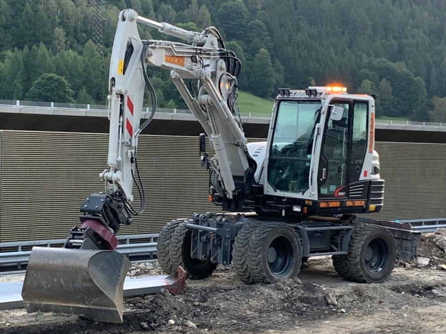 Bagger der Berger GmbH im Einsatz — Bild 8