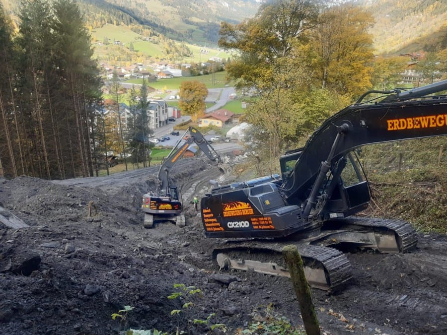 Bagger der Berger GmbH im Einsatz — Bild 7