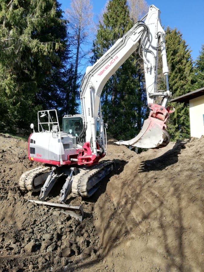 Bagger der Berger GmbH im Einsatz — Bild 5