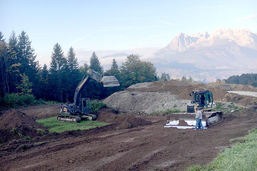 Erdarbeiten der Berger GmbH im Pongau — Bild 1