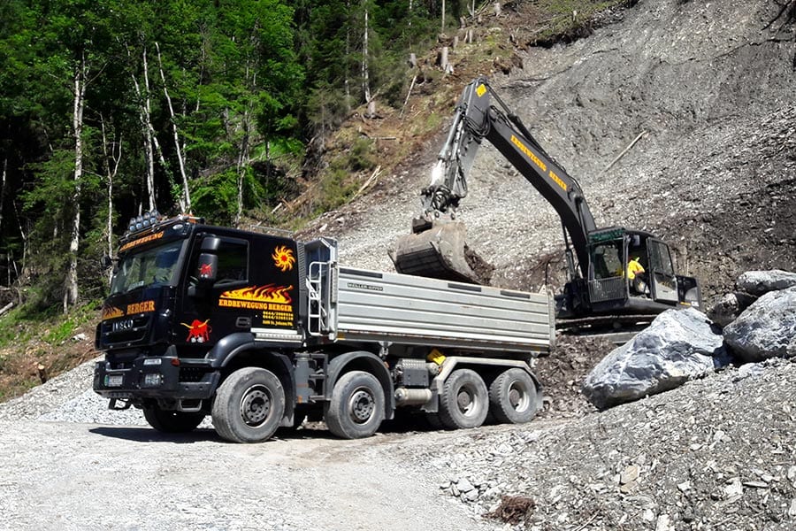 Wegbau- und Steinsatzarbeiten der Berger GmbH im Pongau — Bild 4