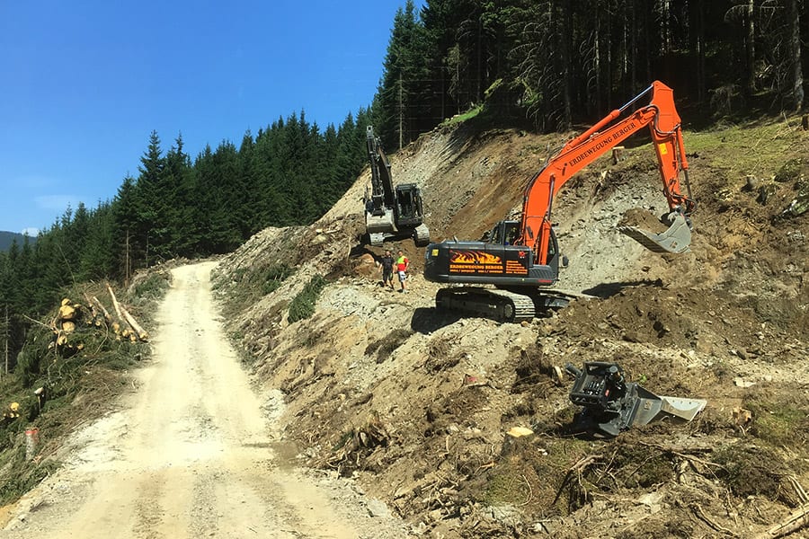 Erdarbeiten der Berger GmbH im Pongau — Bild 3