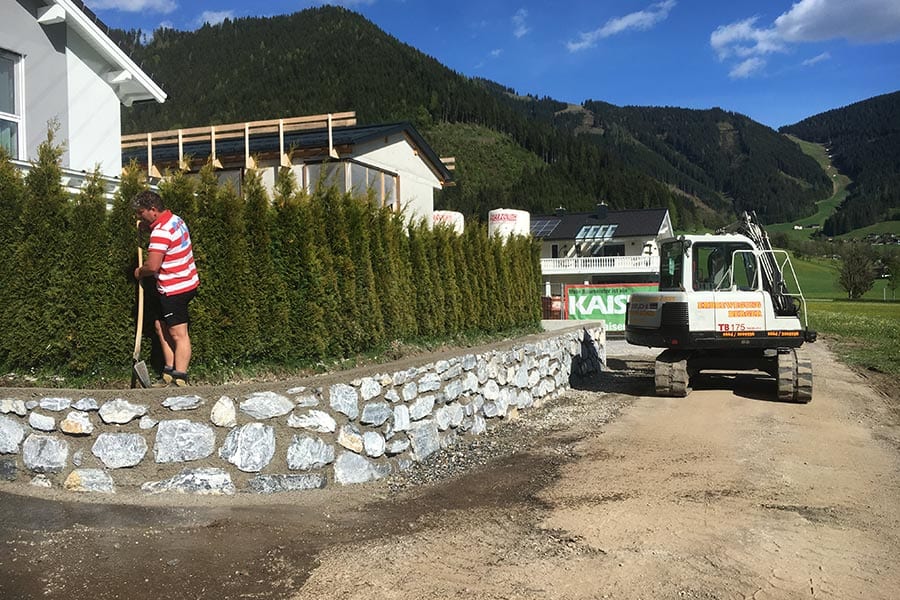 Wegbau- und Steinsatzarbeiten der Berger GmbH im Pongau — Bild 8