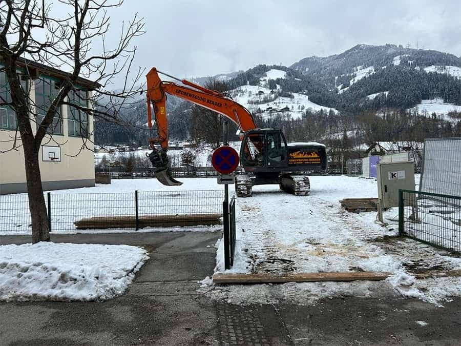 Baustelle Volksschule St. Johann Pongau, 2023