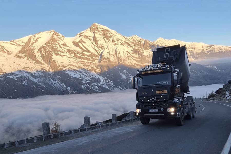 Baustelle Großglockner Hochalpenstraße Asphaltieren, 2025