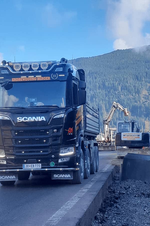 Baustelle Kanal A10 STRABAG Autobahn, 2025