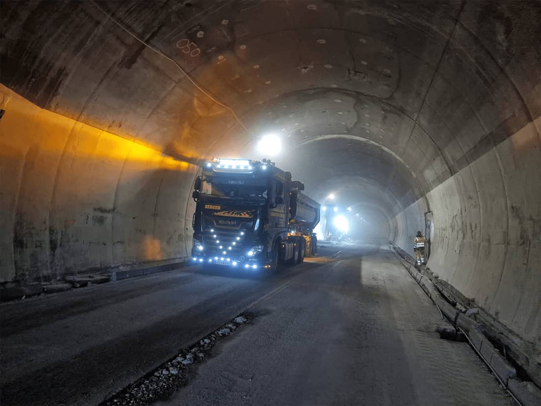 Baustelle Tunnelbaustelle A10, 2025